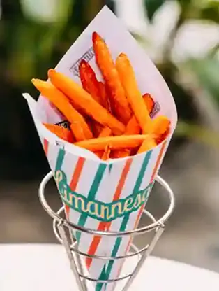 Cono de Camotes Fritos